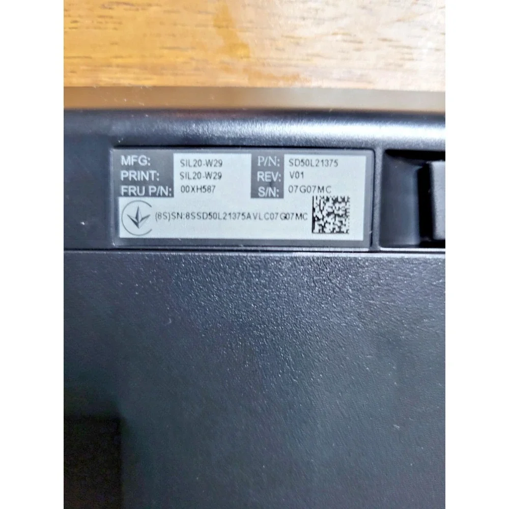 Lenovo 300 USB Keyboard (model SK-8823) black full size numeric computer PC